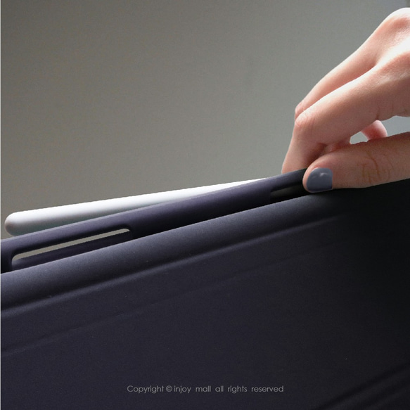 iPad case 12.9/Air5/iPad 9/mini6 附筆槽 皮革平板保護 相約冬季 第5張的照片