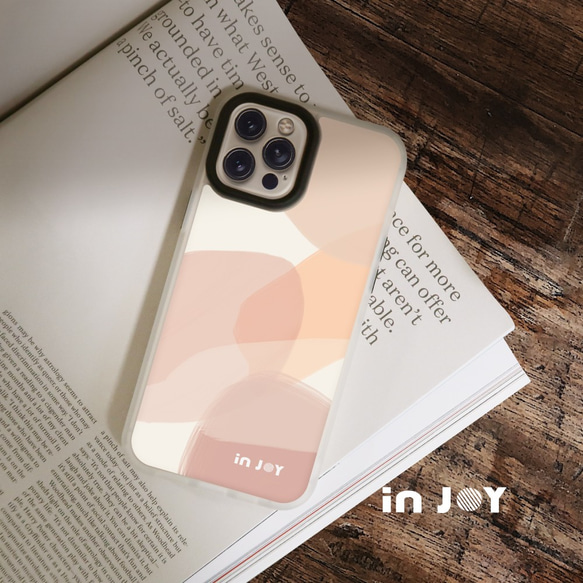 iPhone 16/15/14/13/12/11/SE3 法式浪漫 磨砂手感 防摔手機殼 第1張的照片