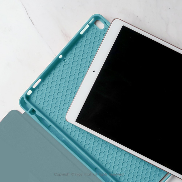 iPad case 12.9/Air4/iPad 9/mini 6 系列Smart cover皮革平板保護 浪漫櫻花氣息 第4張的照片