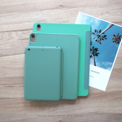 iPad case 12.9/Air4/iPad 9/mini 6 系列Smart cover皮革平板保護 浪漫櫻花氣息 第5張的照片