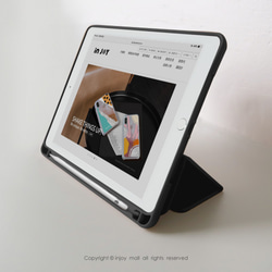 iPad case 12.9/Air4/iPad 9/mini 6系列Smart cover皮革平板保護 好好生活巴哥犬 第5張的照片