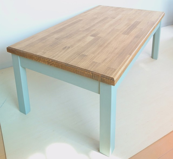 サイズ選択　ローテーブルS-Line【ピスタチオ】※受注製作 2枚目の画像