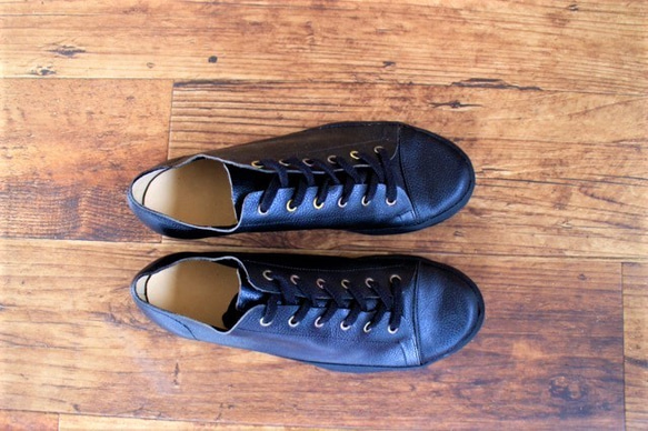 Munakata鞋 - 黑色皮革 - 第3張的照片
