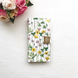 「リバティ」iPhoneケース 手帳型 花柄・ボタニカル柄 お好きな柄をお選びください♫ 7枚目の画像