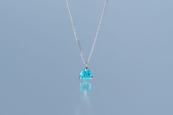 パライバトルマリンとラズライトのペンダント パライバトルマリンのペンダントネックレス 品番112662