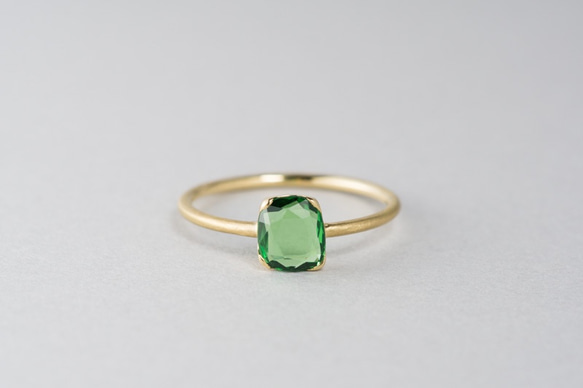 74［一点物］リング グリーンガーネット0.5ct QS PT – AYAKO