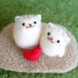 しずくちゃん 置き型タイプ2個セット 羊毛フェルト みーにゃ 通販