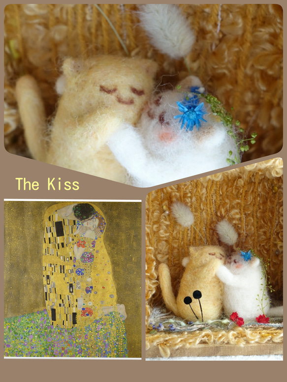 クリムトイメージ作品「kiss neko」 2枚目の画像