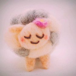 モコモコひつじ  felt  sheep 1枚目の画像