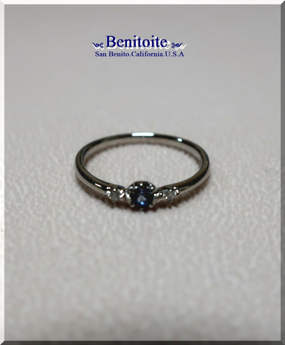 ༺Benitoite༻　　0.1ct  San Benito.California.U.S.A 4枚目の画像