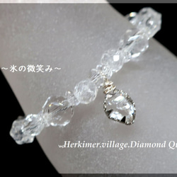 «mine's⛏Collabo»～氷の頬笑み～　Herkimer diamond&水晶 8枚目の画像