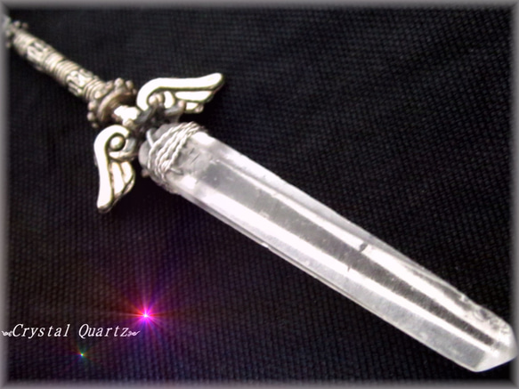 水晶の剣♲ generator～80mm ネックレス・ペンダント（メンズ） ishi