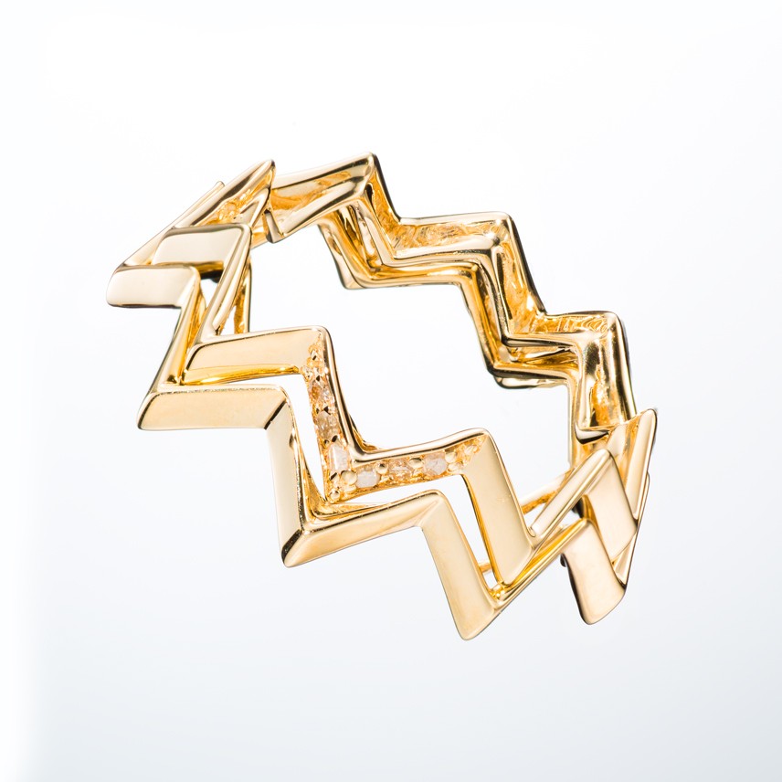 ダイヤモンドリング人格カップルリングダイヤモンドリング幾何学的なシンプルなゴールドリングゴールドリングリング幾何学的なリングのガ