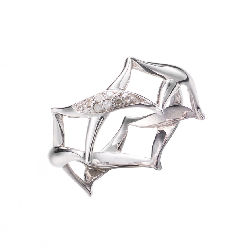 スターリングシルバークロスリング人格925シルバーワイドエディションリング革新的なスターリングシルバーリングニュートラルシルバー