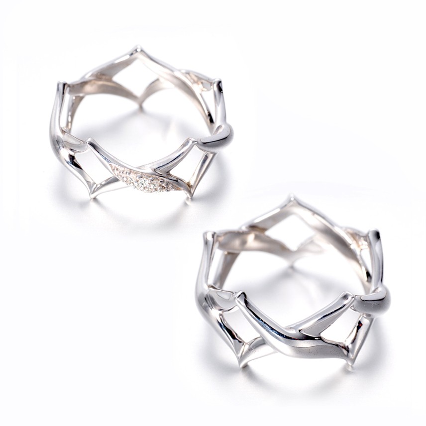 スターリングシルバークロスリング925シルバー装飾ワイドリングテクスチャードカップルリングシルバーシルバースターリングリングニュ