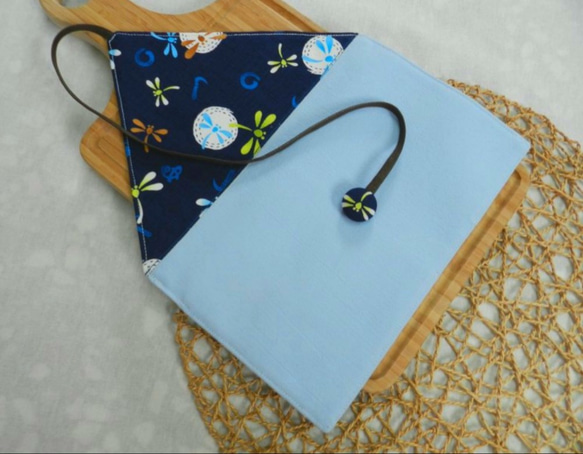 日式和風系列~藍蜻蜓 環保筷套/餐具包(4格式) 第2張的照片