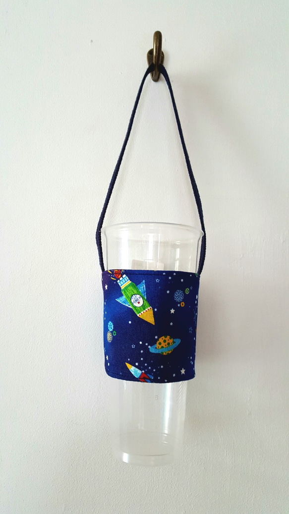 宇宙に飛ぶ〜環境ポータブルカップ袋/グリーンカップセット 3枚目の画像