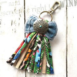 送料込みタッセルキーホルダー タッセルチャーム オルテガドリーム