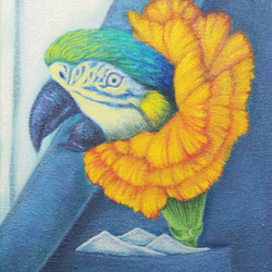 生ハムメロン 新人画家 大塚麻世 油彩 絵画 豚 メロン 油絵 動物