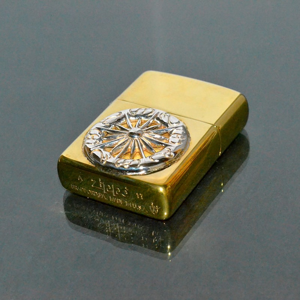 SVルーン(L)付き ARMOR zippo(brass)　＜メンズ＞ 7枚目の画像