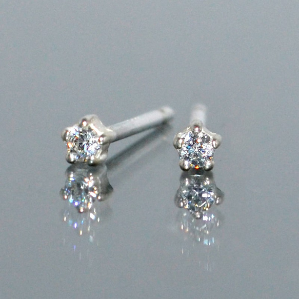 一粒 ダイヤモンドスタッド ピアス まじめなとけいやかめ吉購入 一粒