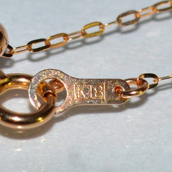 ダイヤモンドサークル ペンダントネックレス　K18PG(18金ピンクゴールド) 6枚目の画像