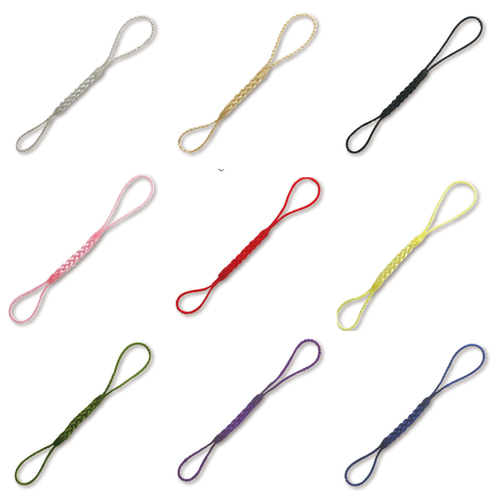 水引ストラップ♡梅花とあわじのタッセル（根付け）ネイビー（8色