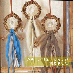 【ドリームキャッチャー】羊毛糸ドリームサンキャッチャー☆送料無料.*RingStar*. 3枚目の画像