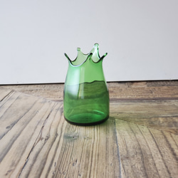 グリーン　花瓶　日本酒　＊クラウン＊　花瓶や小物入れ 1枚目の画像