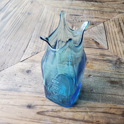 New ジンの瓶　花瓶＊ブルー＊ 2枚目の画像