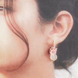 盛開的櫻花耳環 第3張的照片