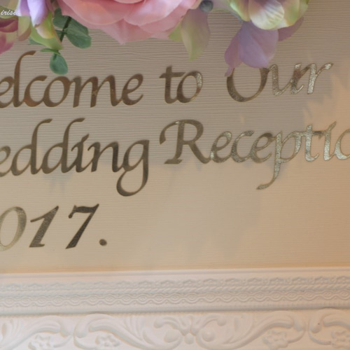 大きいリース☆ウエディングプレート側にも♡ ウェディング☆ウェルカムボード（あじさいとバラのリース）紫系