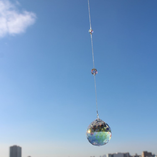 30㎜スワロのサンキャッチャー（シンプルライン） サンキャッチャー