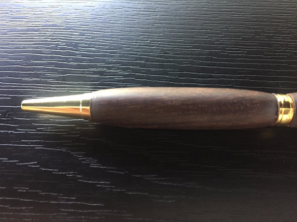 木製ボールペン 紫檀 シタン 07 名入れ可 6枚目の画像