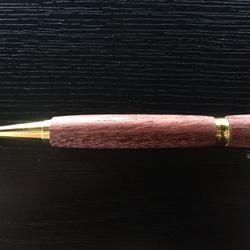 木製ボールペン パープルハート02 名入れ可 4枚目の画像
