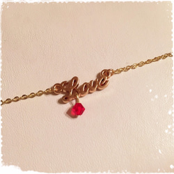 'Love'ブレスレット＊name bracelet... 4枚目の画像