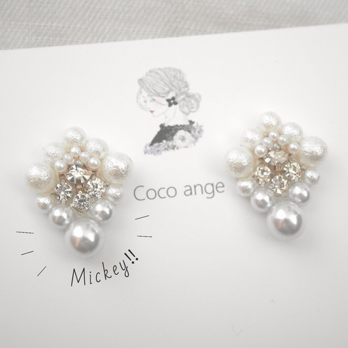特集掲載】Secret Mickey…♡ ピアス❈イヤリング201 結婚式