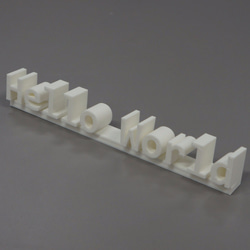 3Dプリンタで作るオーダーメイドのオリジナル立体英単語：MonoWord Alphabet 9枚目の画像