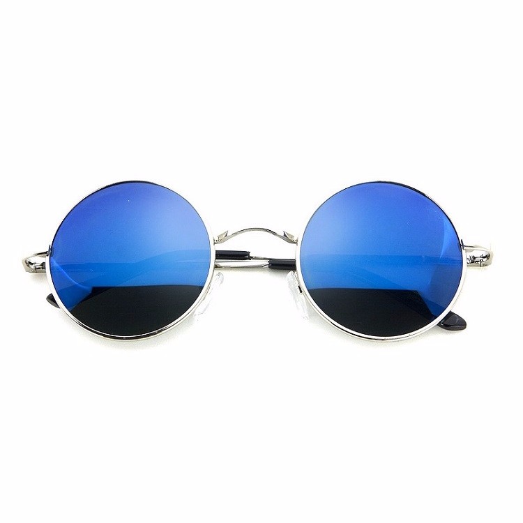 GDC 丸レンズ サングラス ブルー 大人気】 丸メガネ サングラス 丸眼鏡