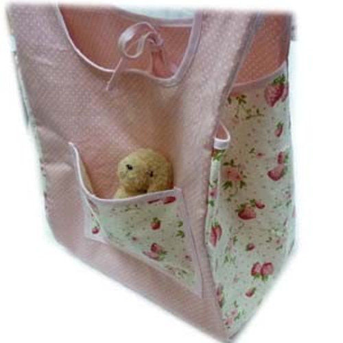 22fabric生地使用☆レジ袋型マイバッグ☆デコレーションパーク