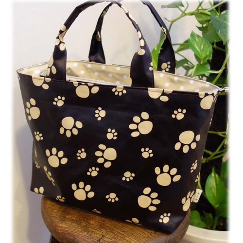 How to make tote bag with zipper divider / DIY / Sewing