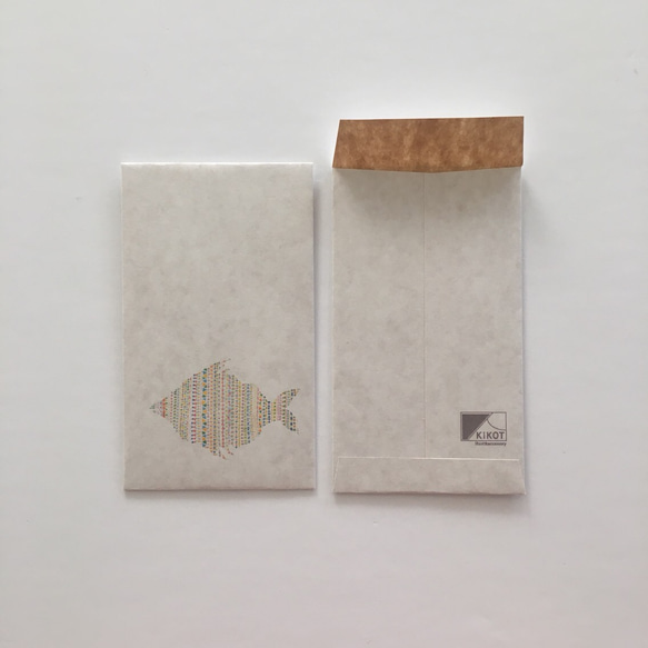 ぽち袋〈イラスト・魚〉3枚組 2枚目の画像
