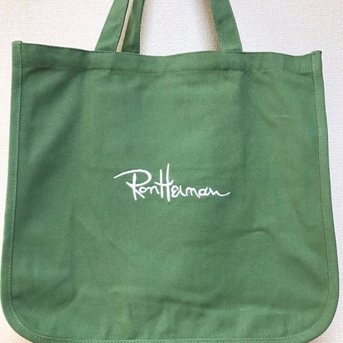 Ron Herman ロンハーマン トートバッグ エコバッグ 刺繍ロゴ