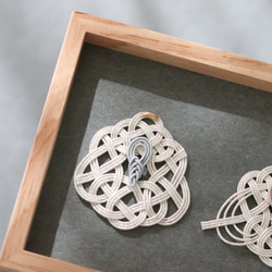 水引で結ぶ 雛のフレーム（桃の節句） 2枚目の画像