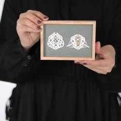 水引で結ぶ 雛のフレーム（桃の節句） 3枚目の画像