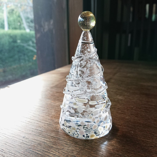 ガラスのクリスマスツリー Bianco その他インテリア雑貨 河村真里 通販