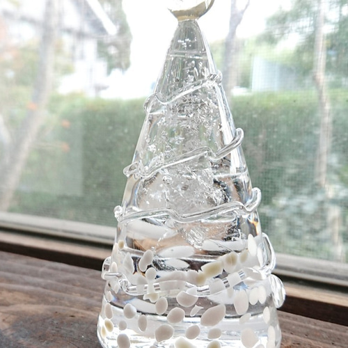ガラスのクリスマスツリー Bianco その他インテリア雑貨 河村真里 通販