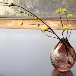 銀箔モールド花瓶~tea~ 5枚目の画像