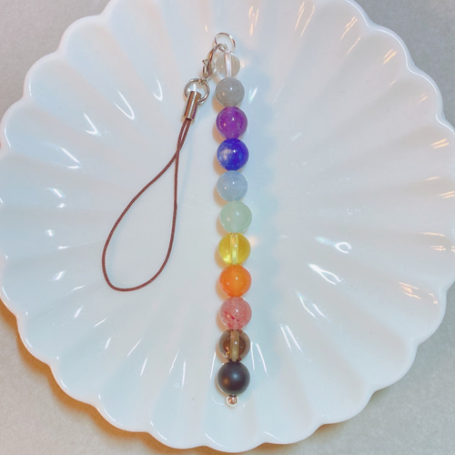 グラウンディング+7チャクラ+宇宙へ！】御守り・天然石・クリスタル