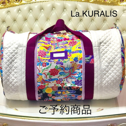 ご予約商品】沖縄紅型プリントの大太鼓カバー・エイサー/バッグ